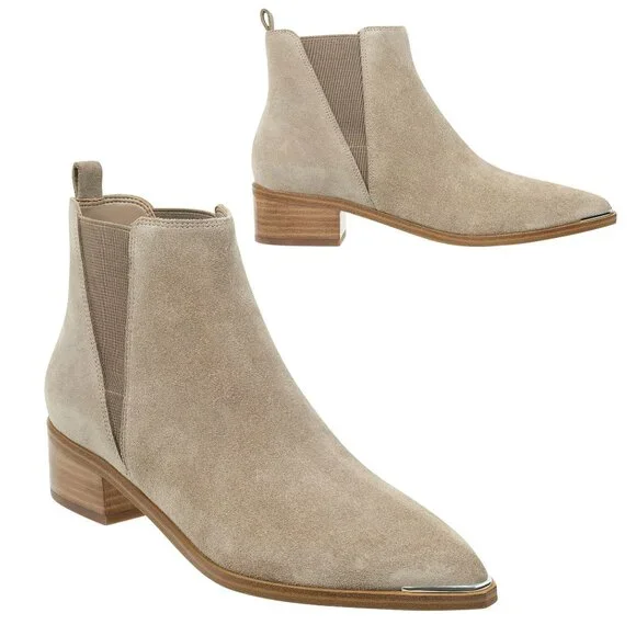 Pointy Chelsea Booties Taupe Marc Fisher Shoes Marc Fisher Ltd - Main Image